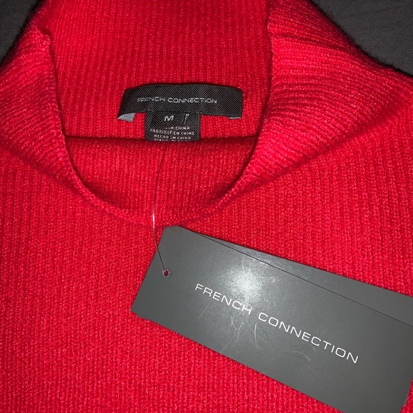 French Connection babysoft ribbed mockneck sweater - Picture 2 of 3